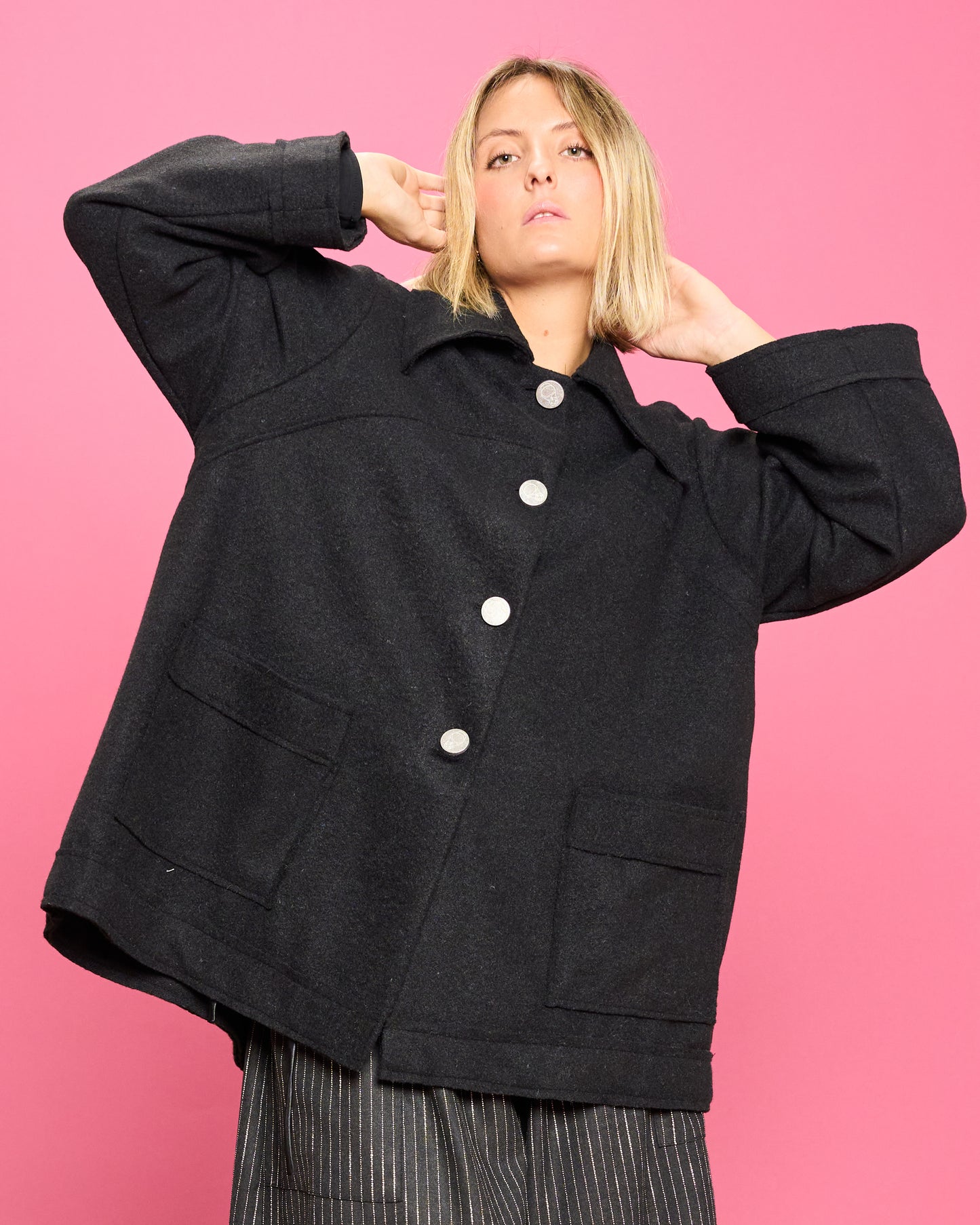 Oversized Flared Jacket
