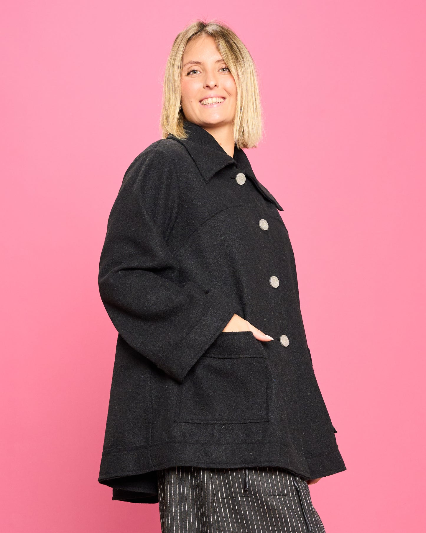 Oversized Flared Jacket