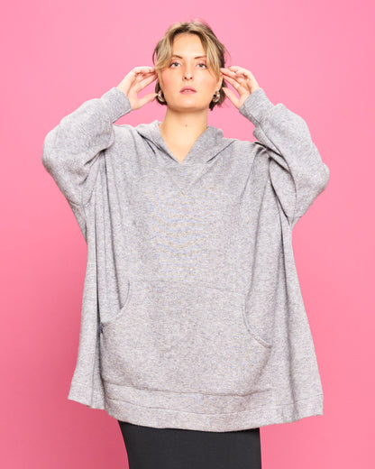 Felpa Over con Cappuccio