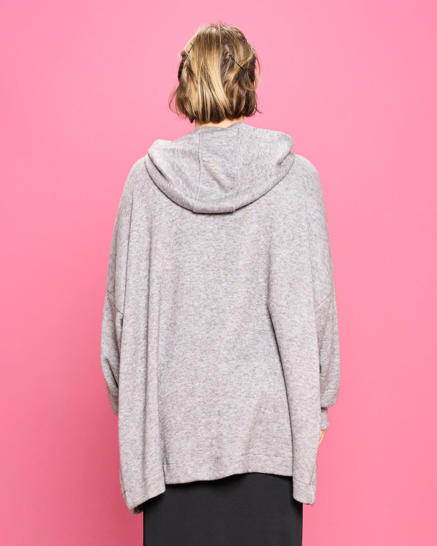 Felpa Over con Cappuccio