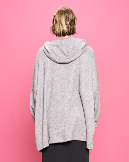 Felpa Over con Cappuccio