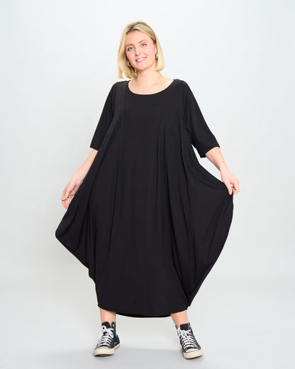 Colored Trapeze Dress