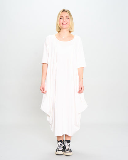 Colored Trapeze Dress