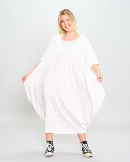 Colored Trapeze Dress