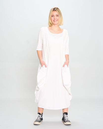 Colored Trapeze Dress