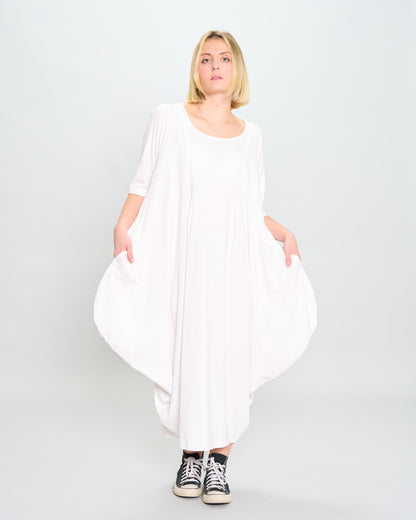 Colored Trapeze Dress