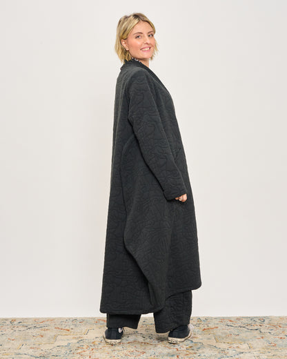 Soprabito a Trapezio in Fantasia Matelassè