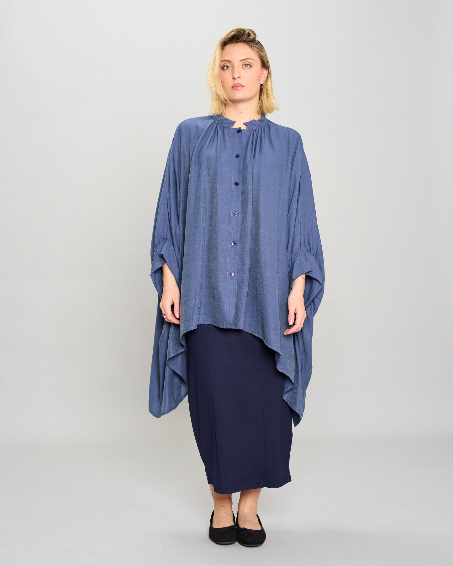 Oversized Ruffled Shirt