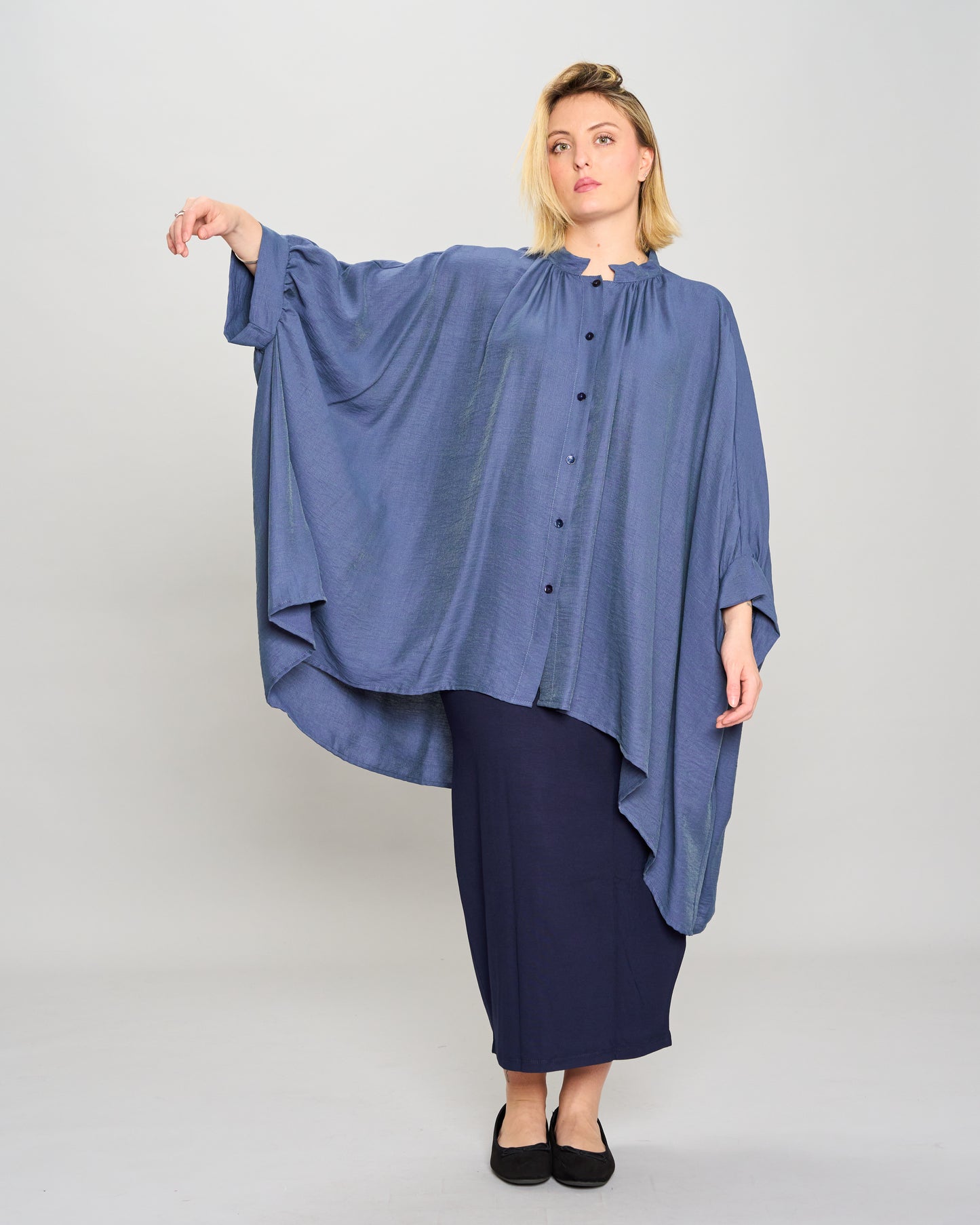 Oversized Ruffled Shirt