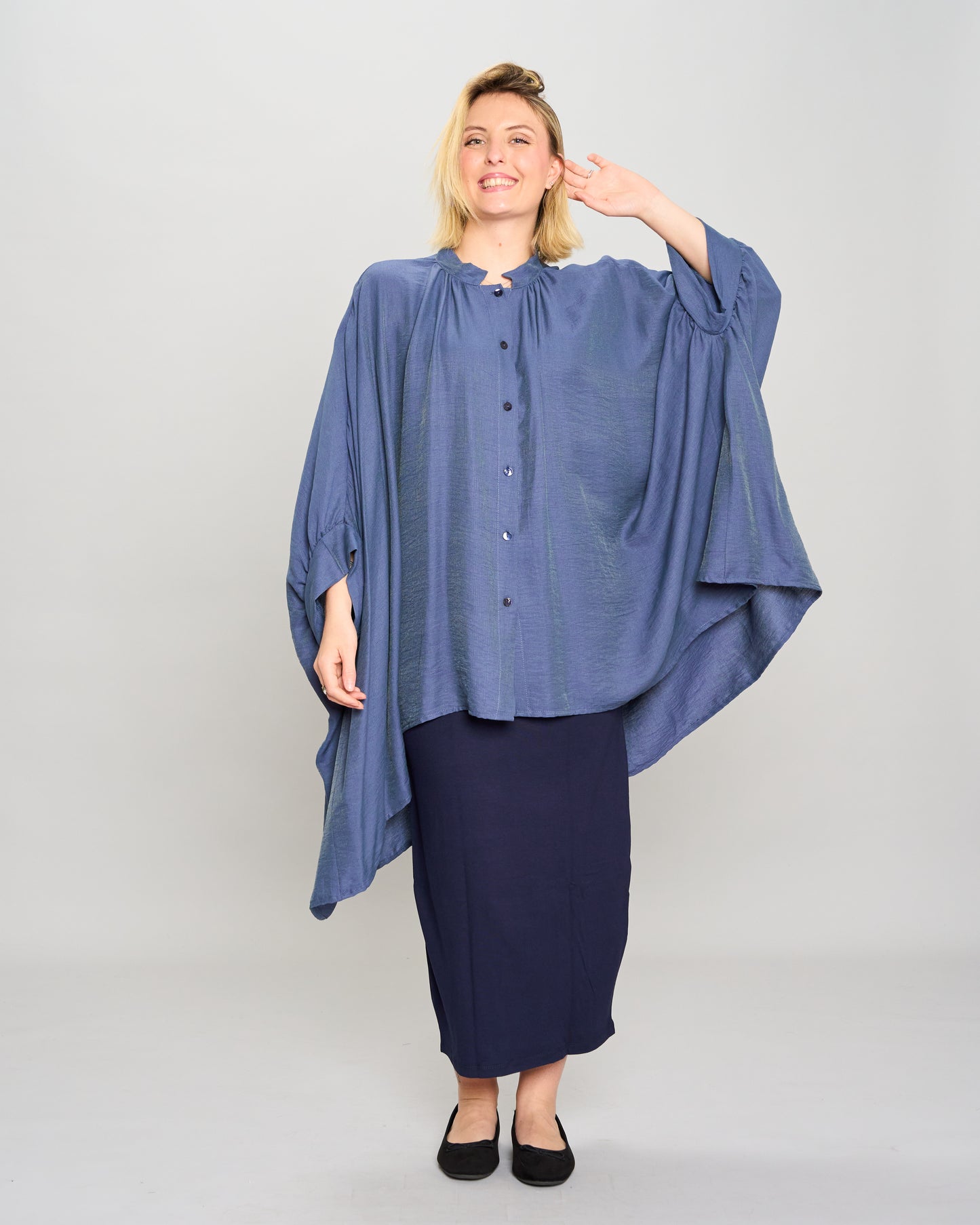 Oversized Ruffled Shirt