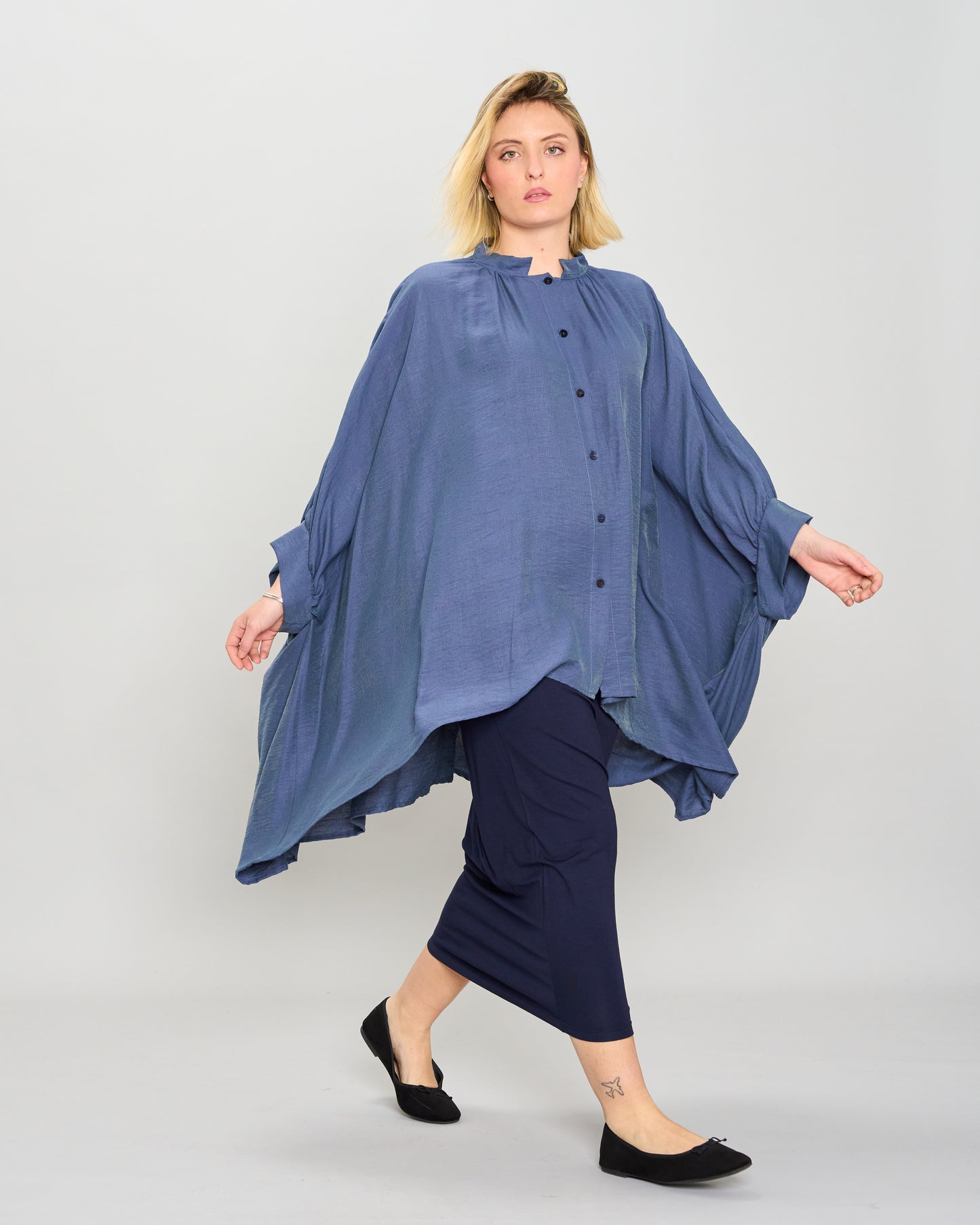Oversized Ruffled Shirt