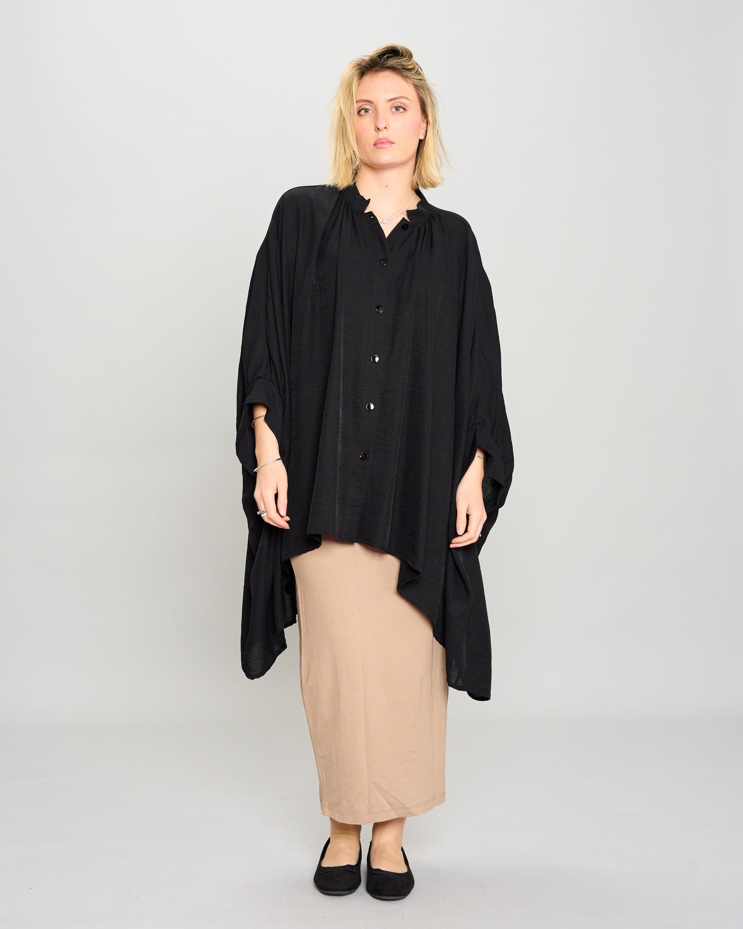 Oversized Ruffled Shirt