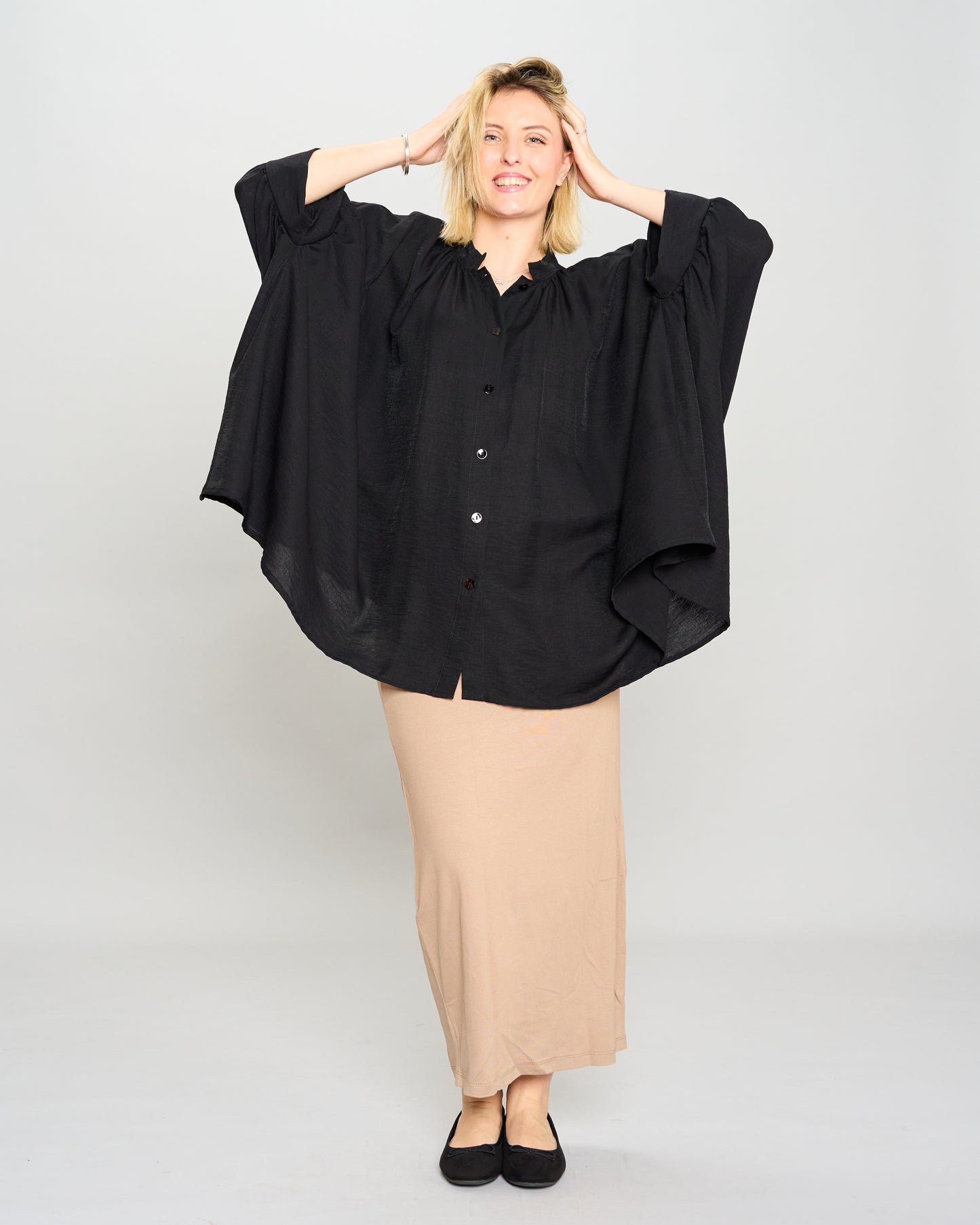Oversized Ruffled Shirt