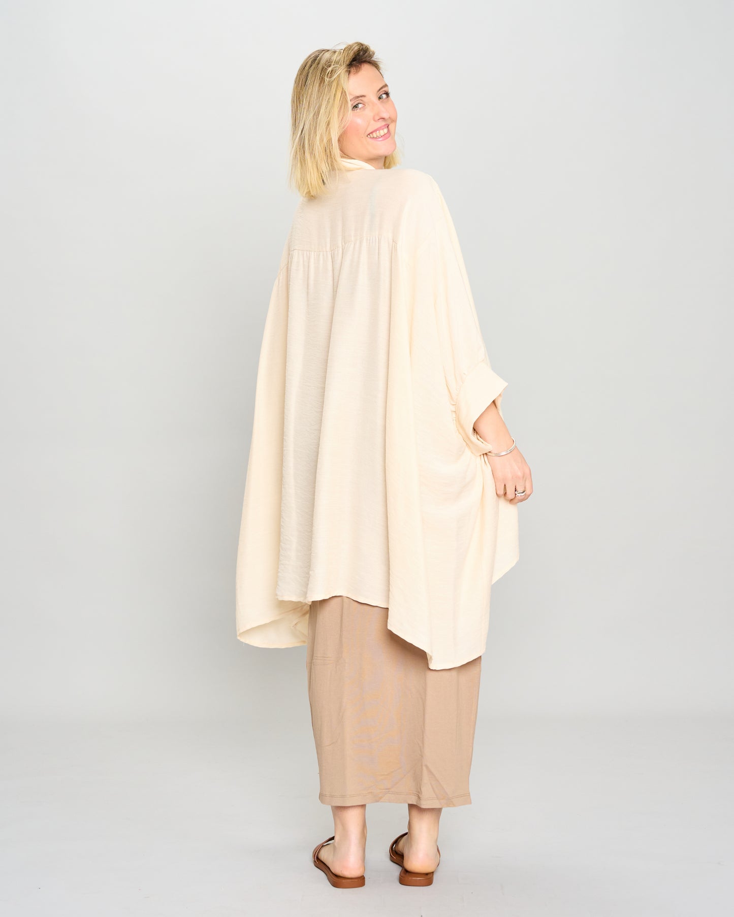 Oversized Ruffled Shirt