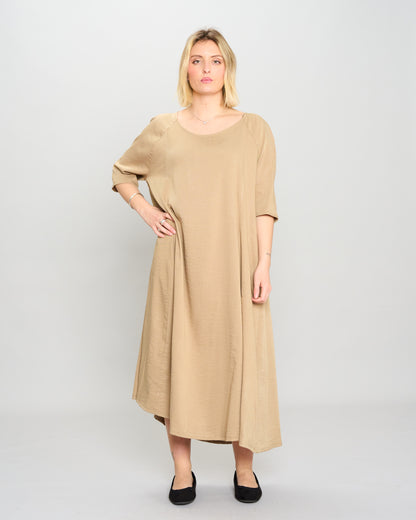 Flared Raglan Dress
