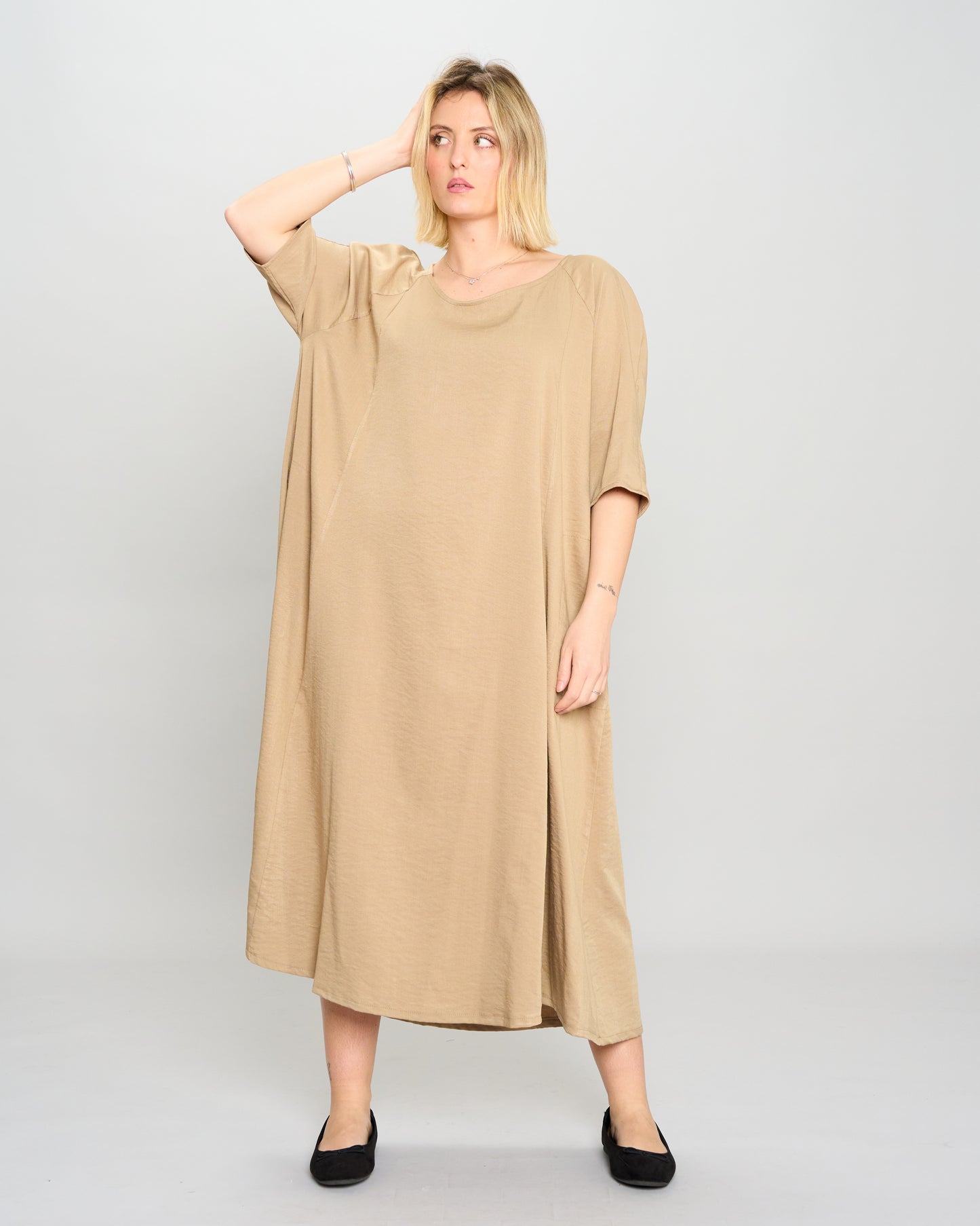 Flared Raglan Dress
