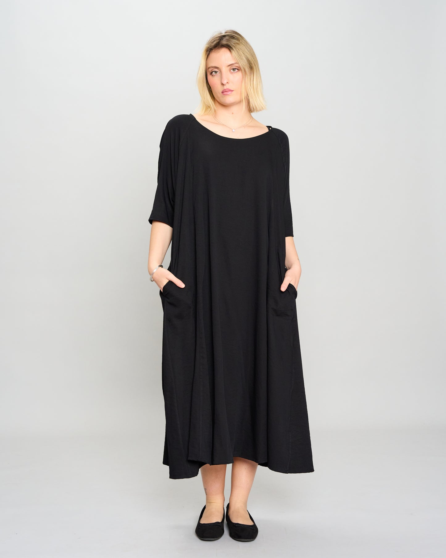 Flared Raglan Dress