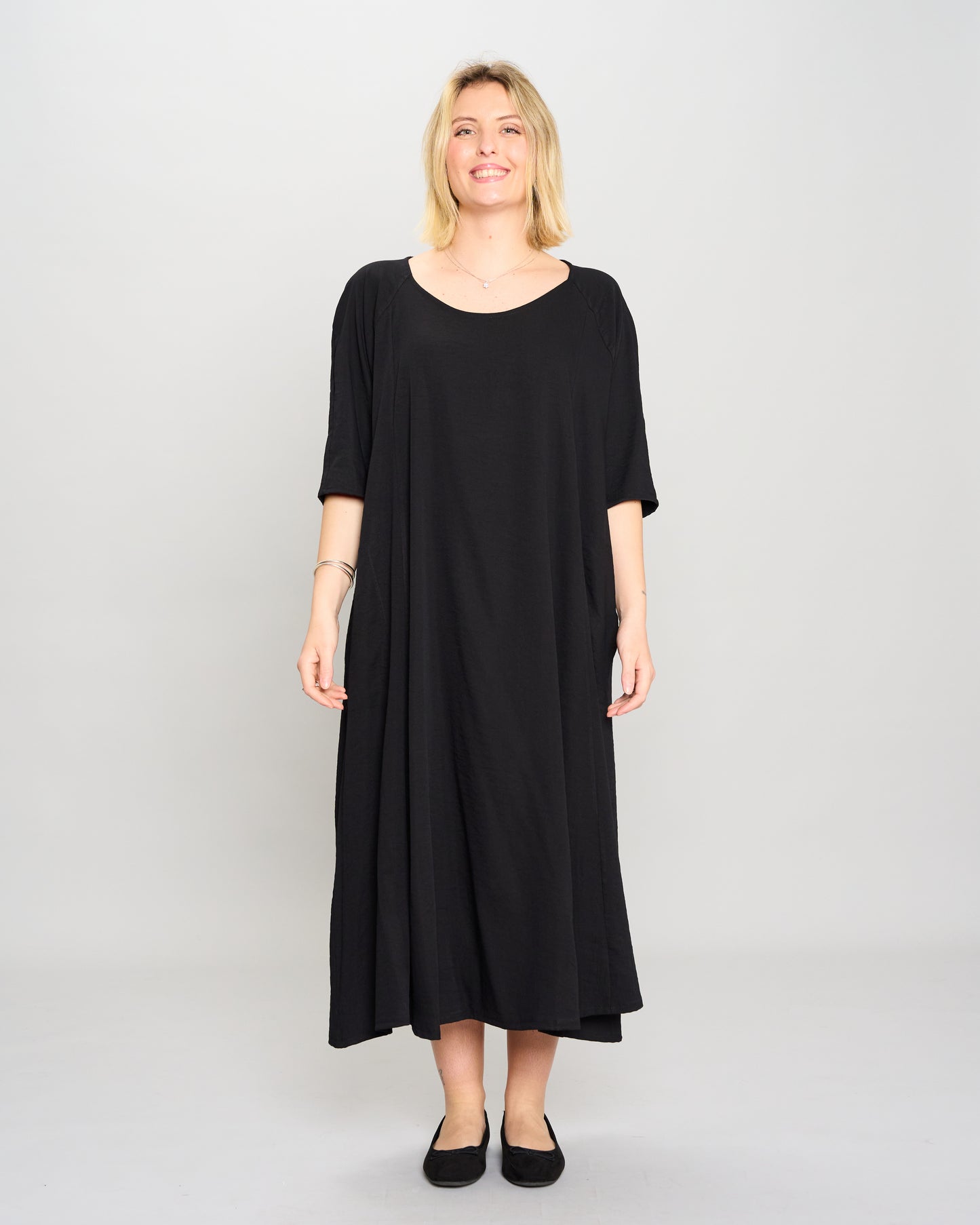 Flared Raglan Dress