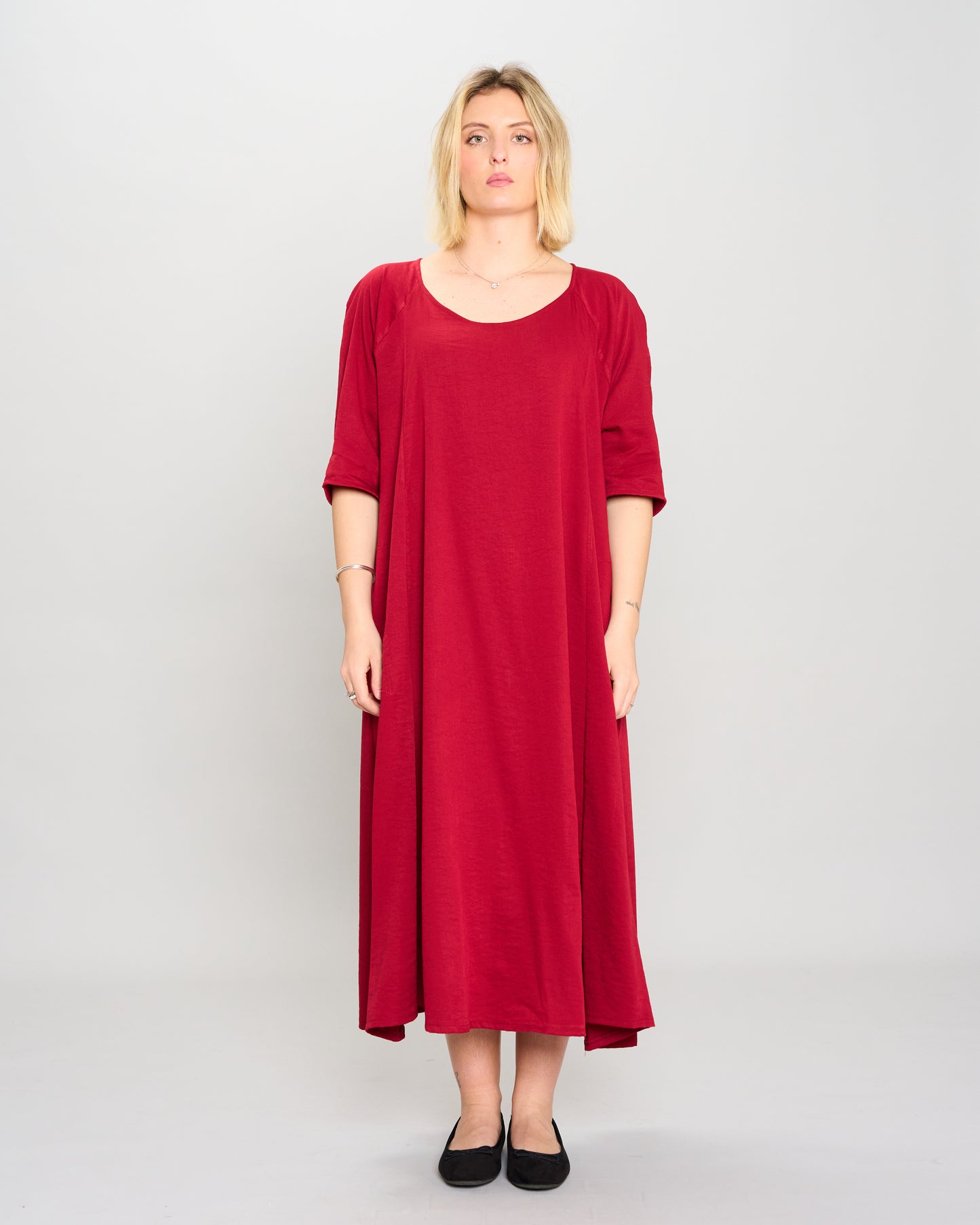 Flared Raglan Dress