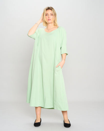 Flared Raglan Dress
