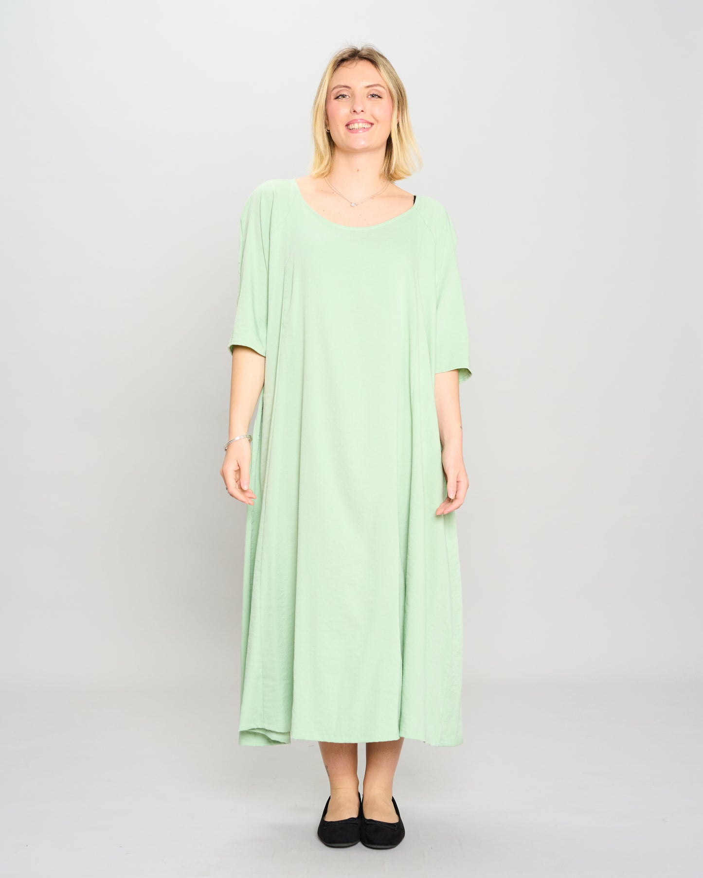 Flared Raglan Dress