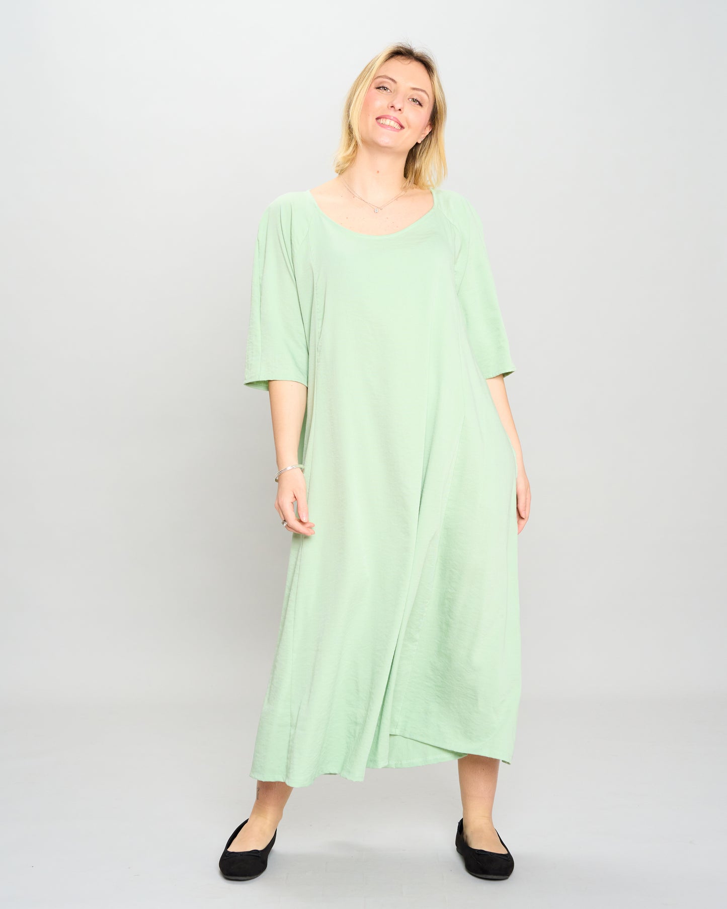 Flared Raglan Dress