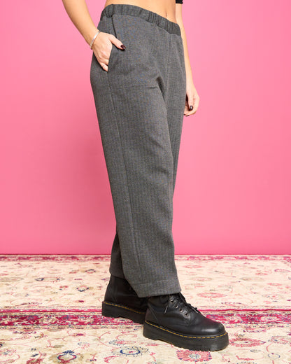 Pantalone con la Piega Spigato