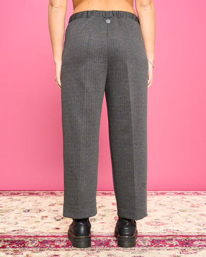 Pantalone con la Piega Spigato