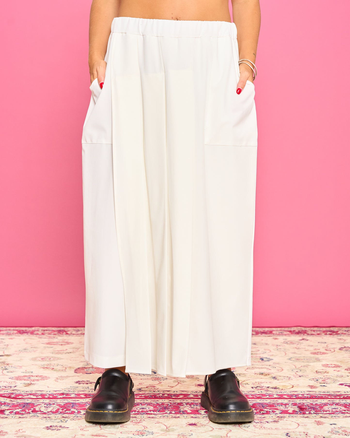 Pantalone con Gonna Plissè