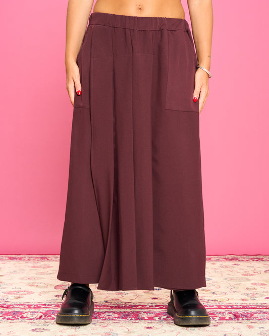 Pantalone con Gonna Plissè