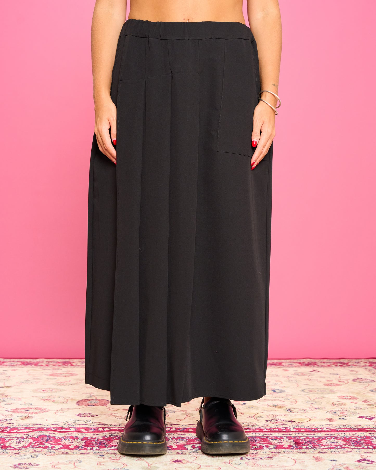 Pantalone con Gonna Plissè