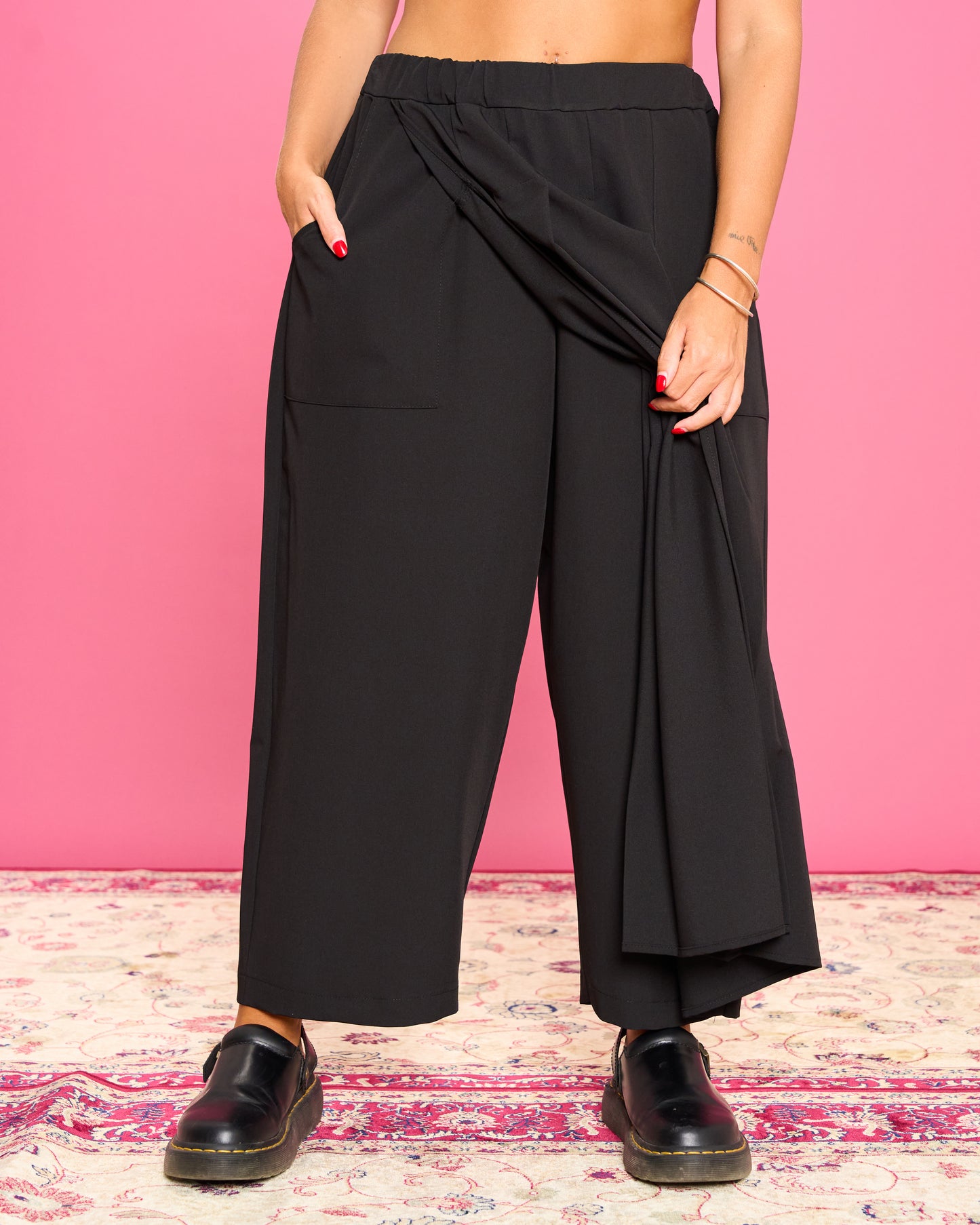 Pantalone con Gonna Plissè