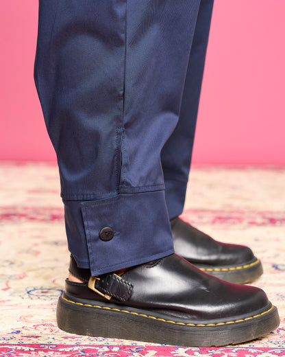 Pantalone Ripreso con Balza Abbottonata