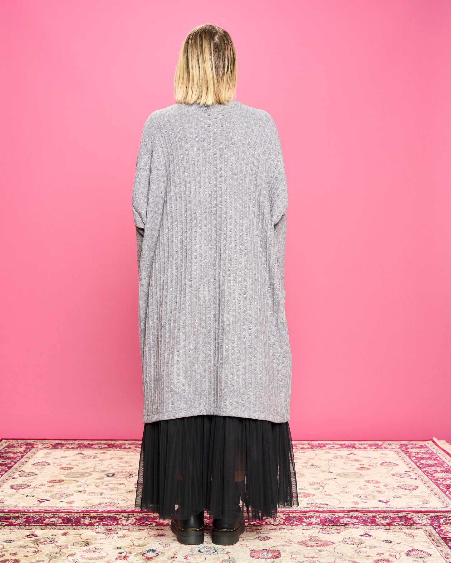 Maxi Abito in Maglia a Trecce