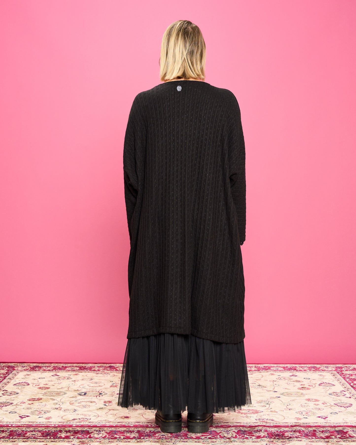 Maxi Abito in Maglia a Trecce