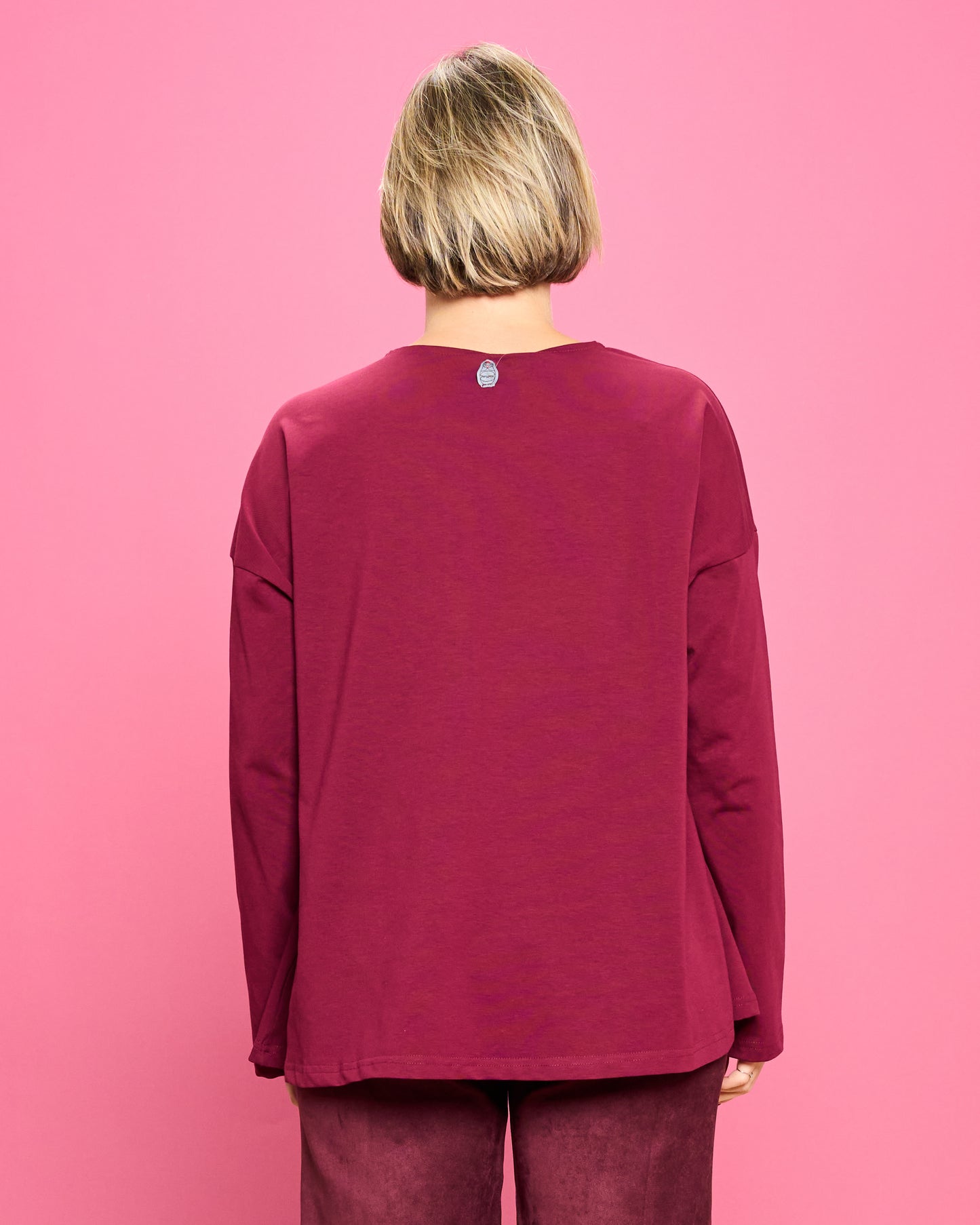 Flared Cotton Blouse