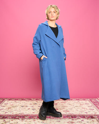 Viscose Coat with Patterned Lining