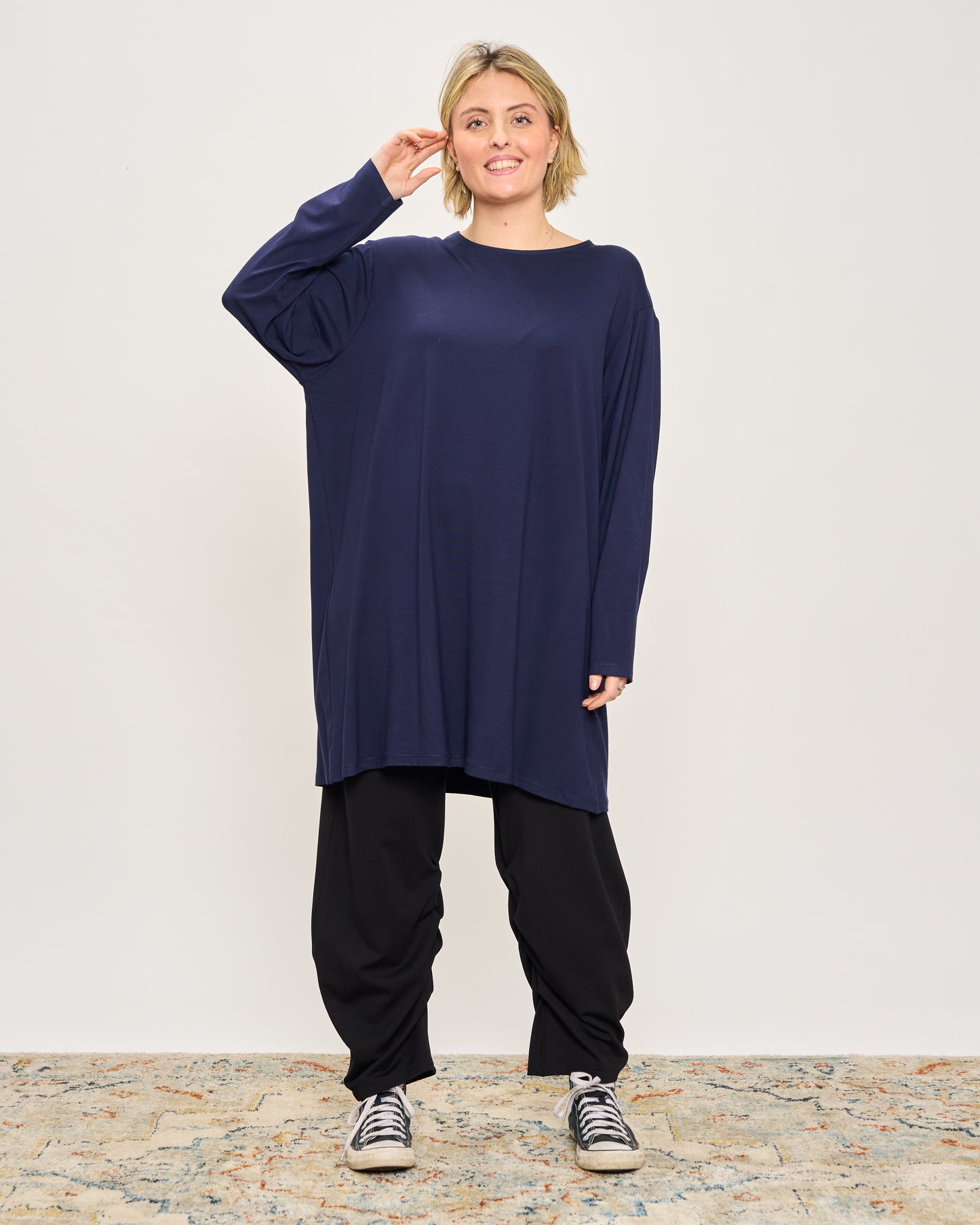 T-Shirt a Maniche Lunghe Oversize
