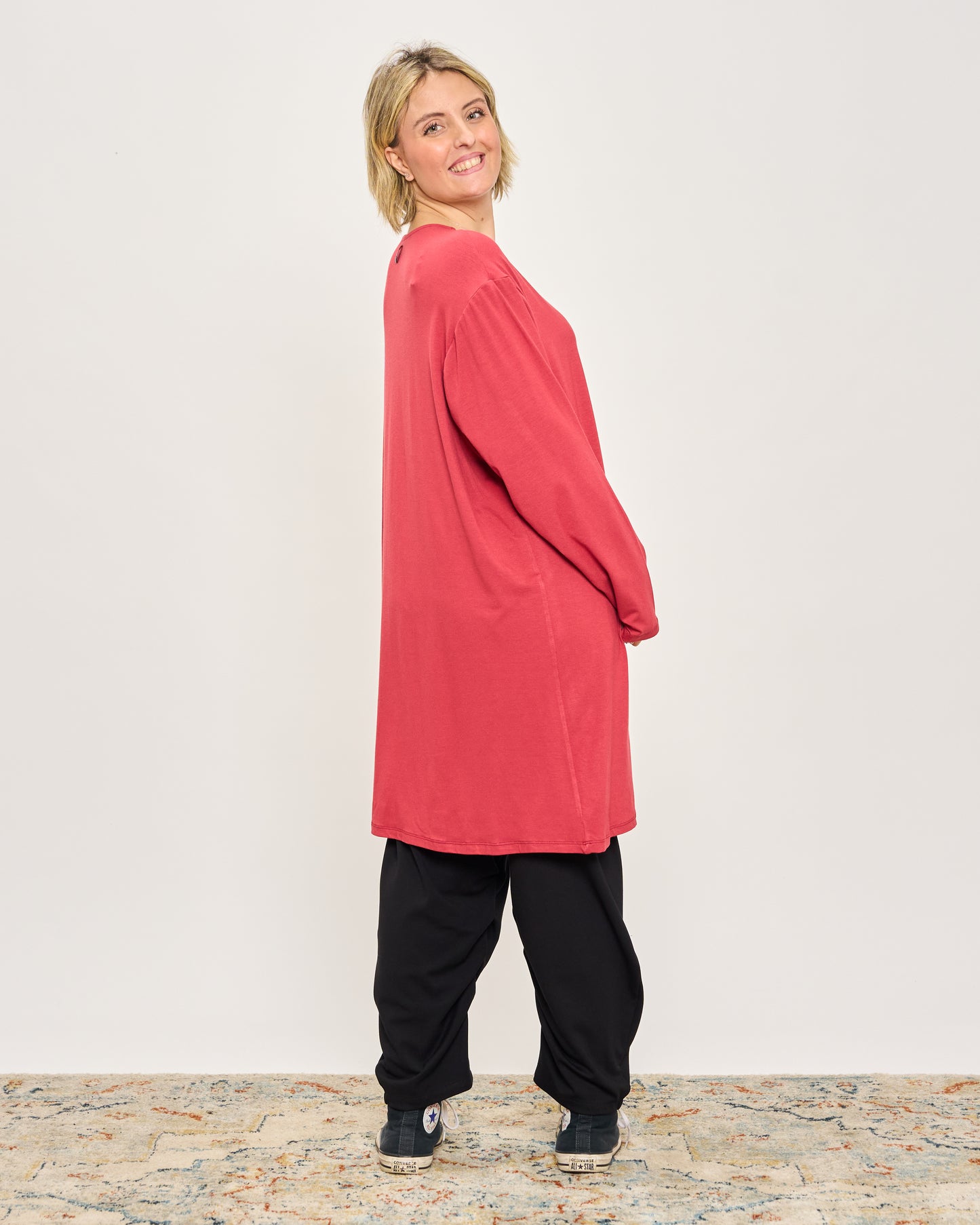 T-Shirt a Maniche Lunghe Oversize
