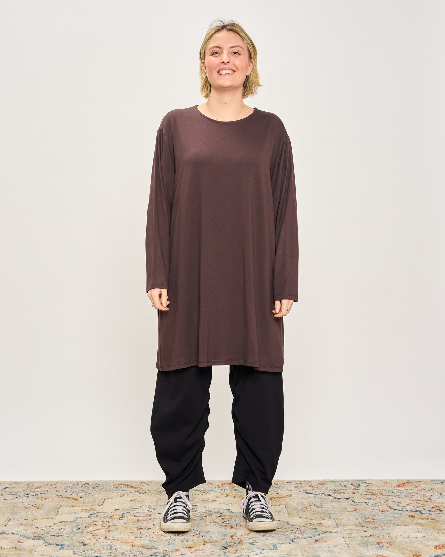 T-Shirt a Maniche Lunghe Oversize