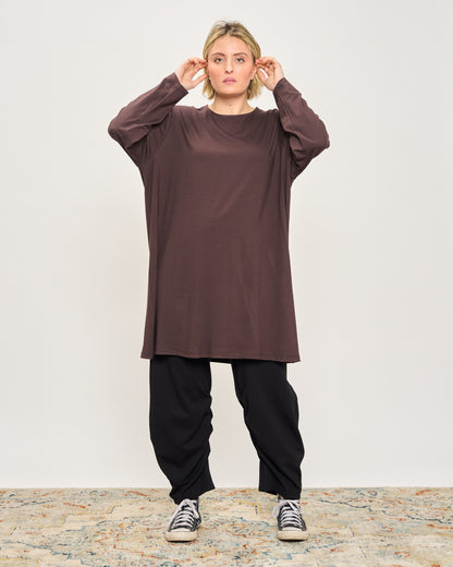 T-Shirt a Maniche Lunghe Oversize