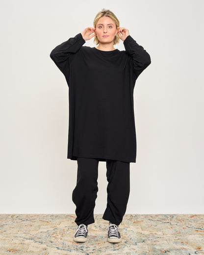 T-Shirt a Maniche Lunghe Oversize