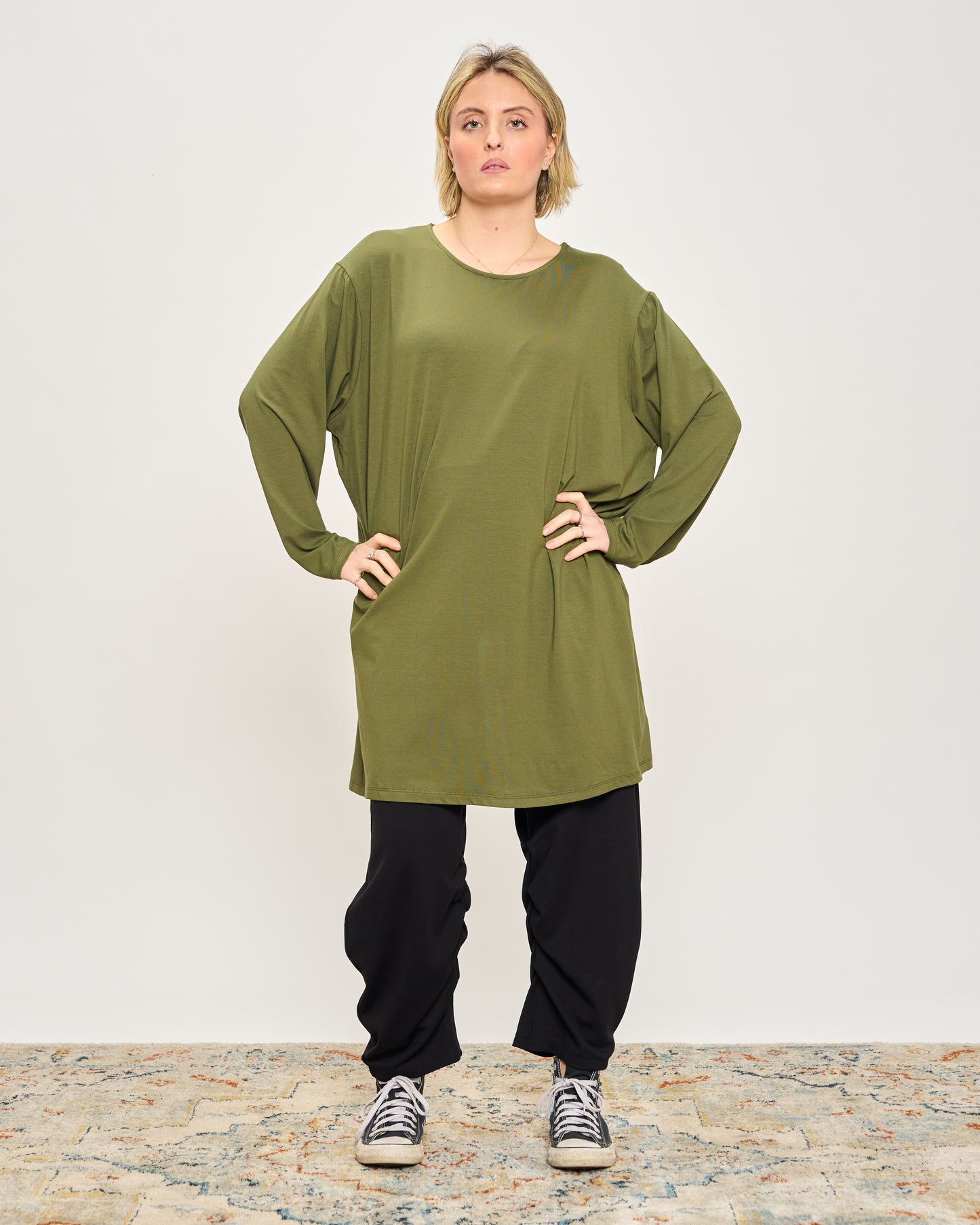 T-Shirt a Maniche Lunghe Oversize
