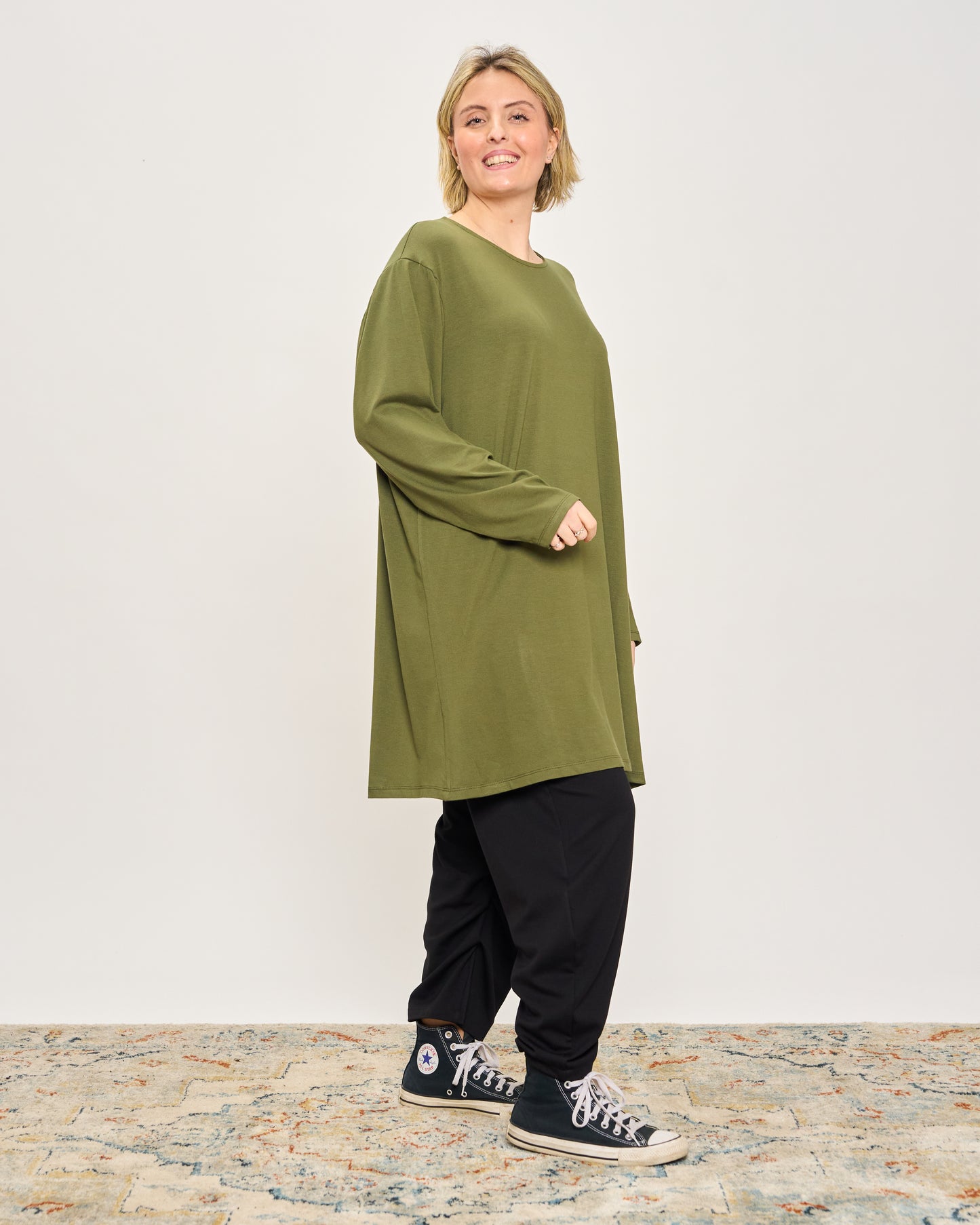 T-Shirt a Maniche Lunghe Oversize