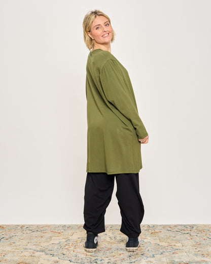 T-Shirt a Maniche Lunghe Oversize