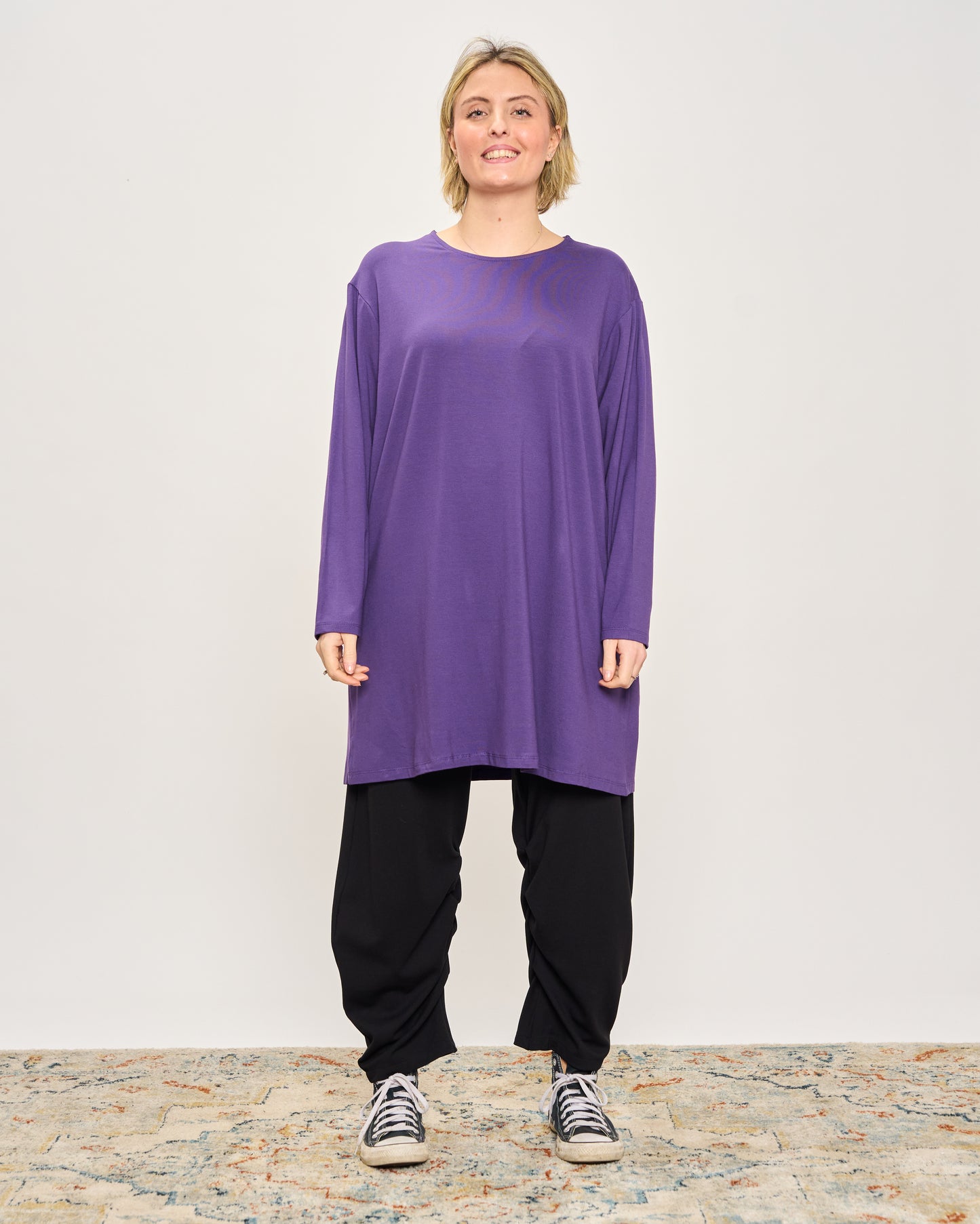 T-Shirt a Maniche Lunghe Oversize