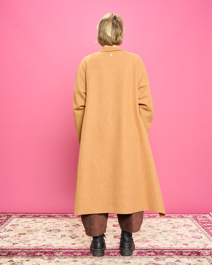 Cappotto in Panno Taglio Vivo