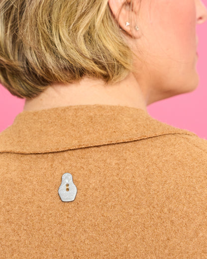 Cappotto in Panno Taglio Vivo