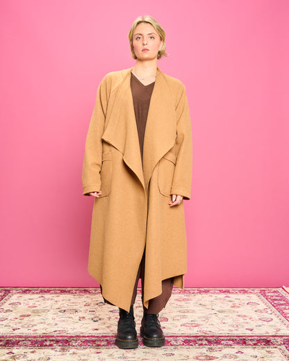 Cappotto in Panno Taglio Vivo