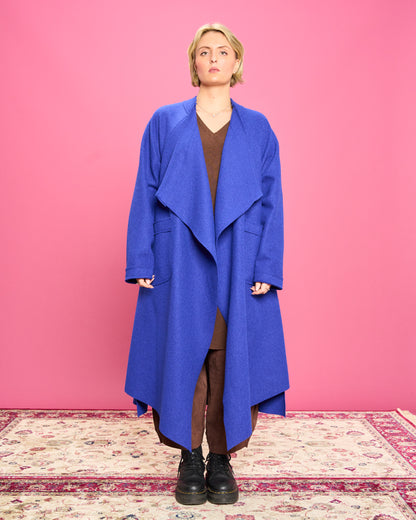 Cappotto in Panno Taglio Vivo